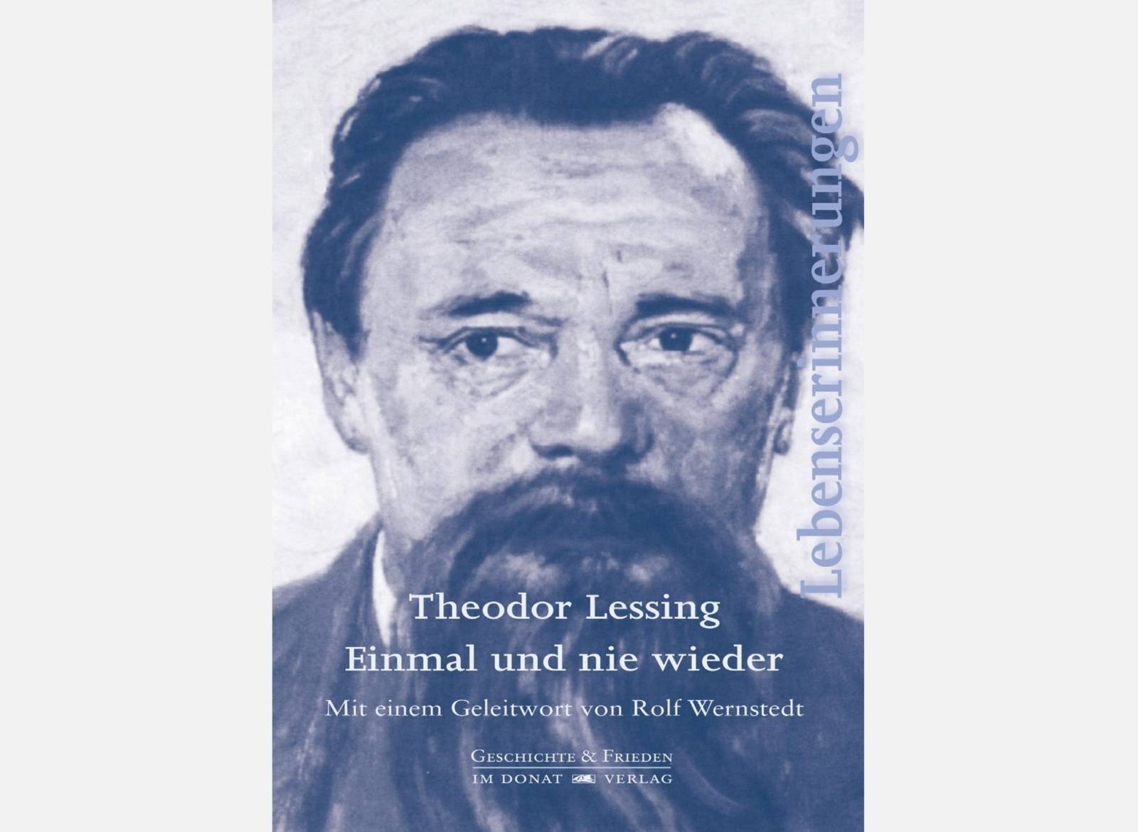 Theodor Lessing "Einmal und nie wieder" - Buchcover